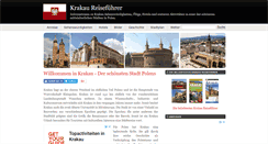 Desktop Screenshot of krakau-reisefuehrer.de